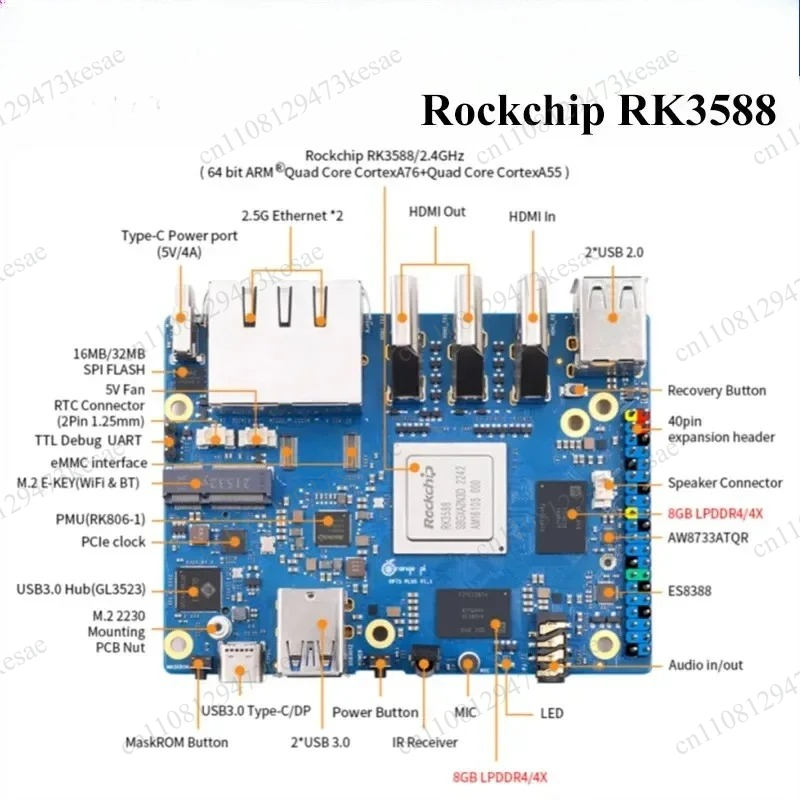Orange Pi 5 Plus RK3588 SBC 16 - Rk3588 Mini Pc Board ulasan dan harga