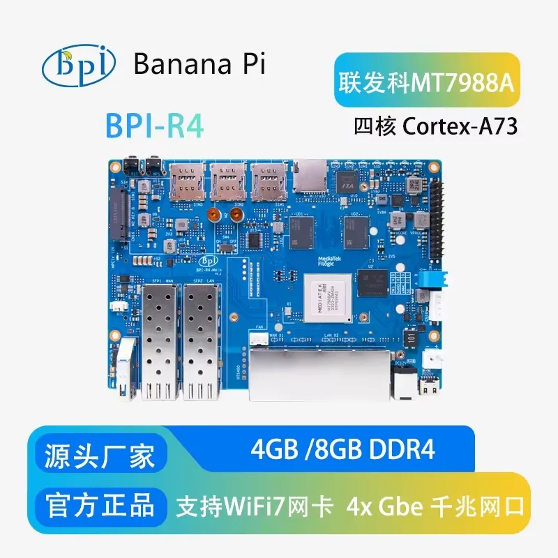 Banana Pi BPI-R4 WiFi 7 Router - Bananapi Bpi R4 Wifi 7 ulasan dan harga